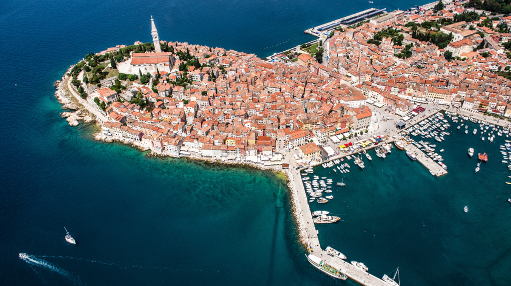 An amazing view of Croatian coastline
