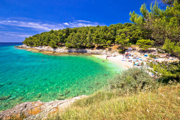 Adriatic sea and mountains