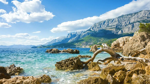 Sailing Croatian coastline