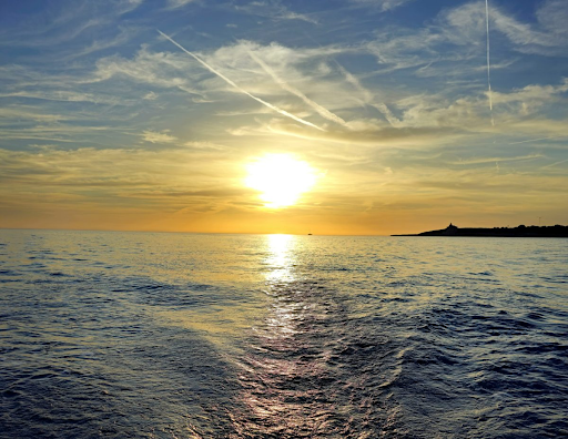 The Adriatic sunset
