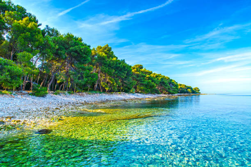 Vibrant turquoise waters are one of the best places to sail in Croatia